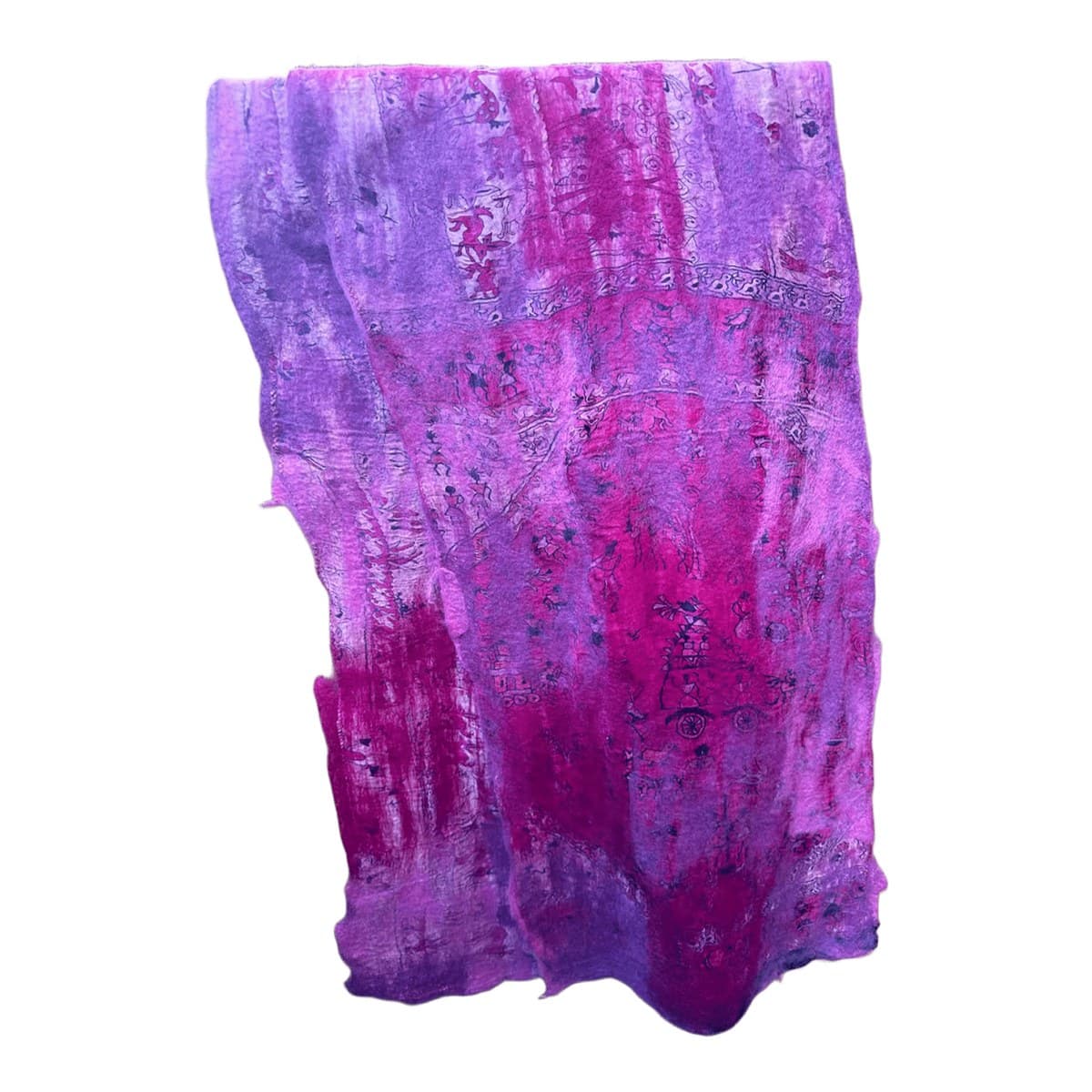 Nuno felt scarf (purple/pink)